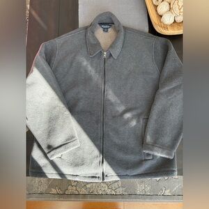 Brooks Brothers Men's Sherpa Fleece Zip Up Jacket